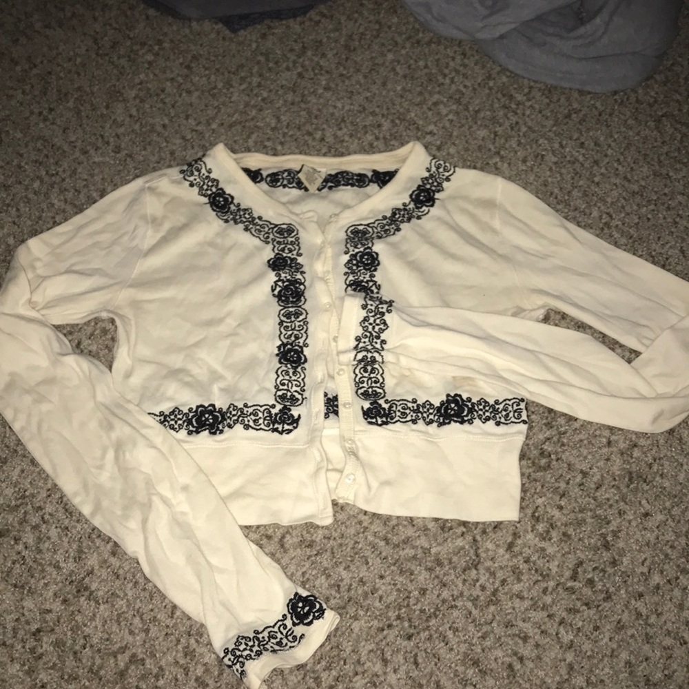 Lucky Brand ivory cardigan